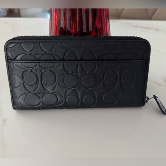 Coach Black Embossed Wallet - Picture 2 of 3